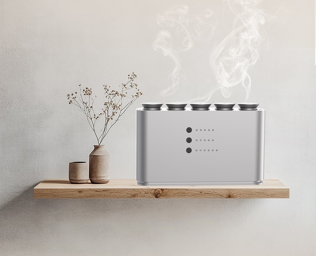 5-air 智能家用扩香机【5个喷头可随意设置出雾】